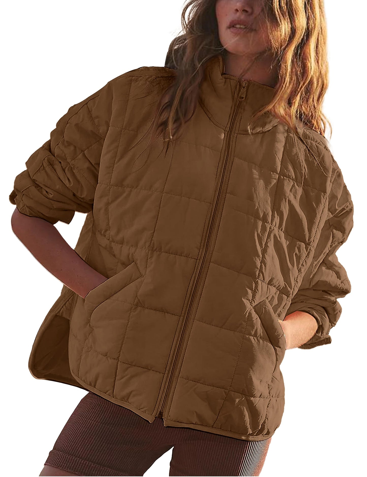 Amebelle Lightweight Quilted Puffer Jacket