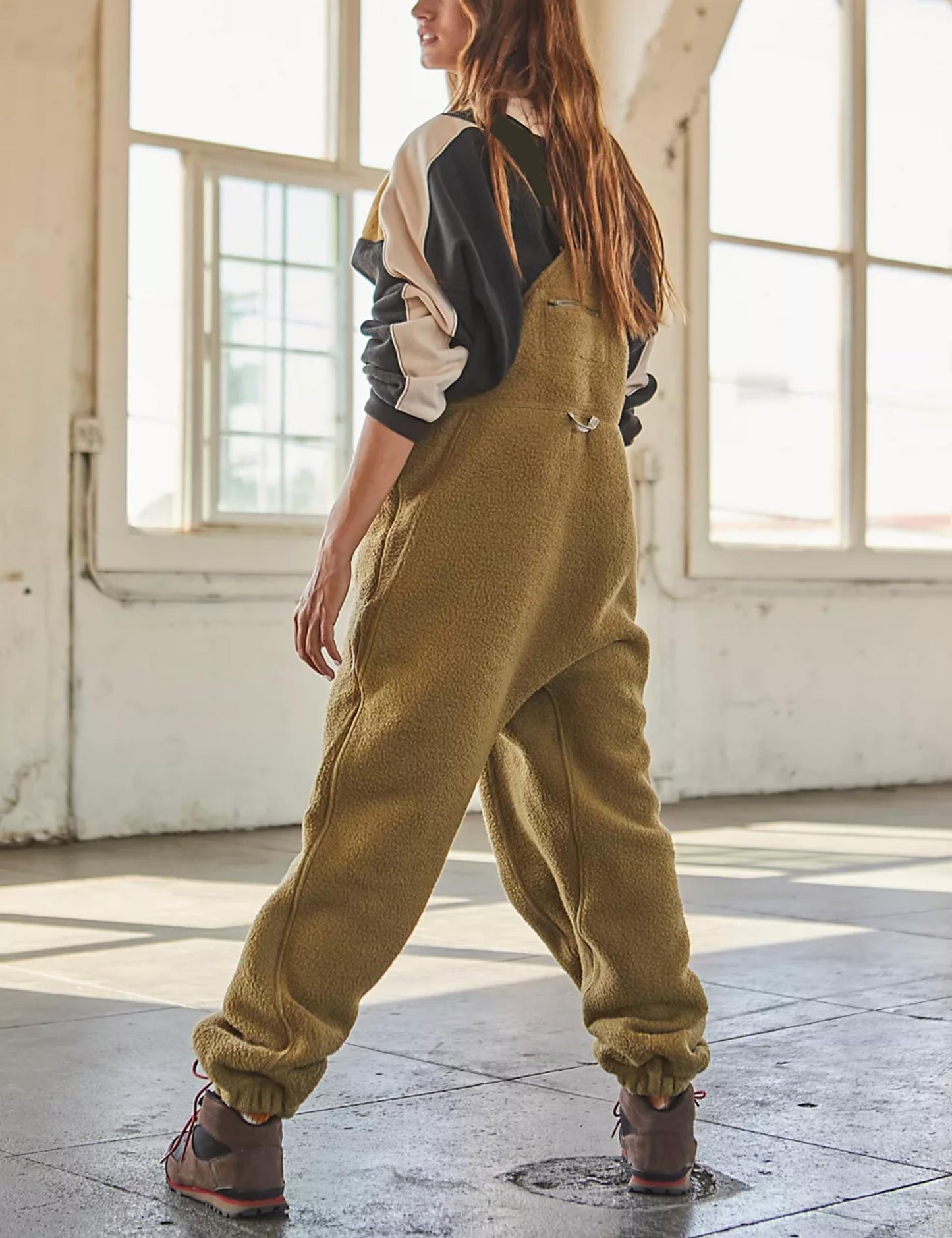 SeekMe Overall Fleece Jumpsuit