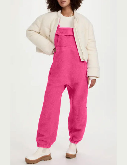 SeekMe Overall Fleece Jumpsuit