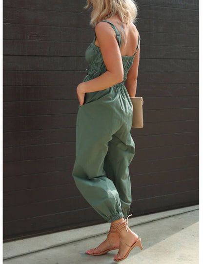 Omoone Summer Cargo Jumpsuit