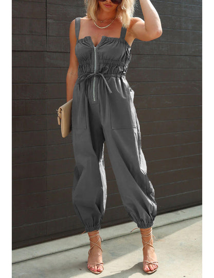 Omoone Summer Cargo Jumpsuit