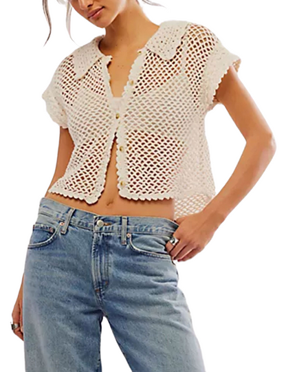 Omoone Ladies Crochet Top