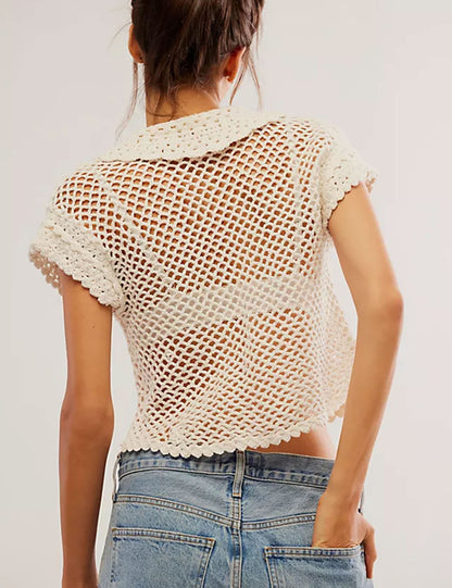 Omoone Ladies Crochet Top