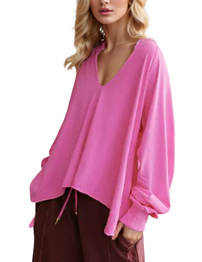 Ynhonra V Neck Long Sleeve Shirt