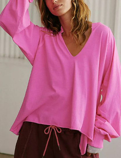 Ynhonra V Neck Long Sleeve Shirt