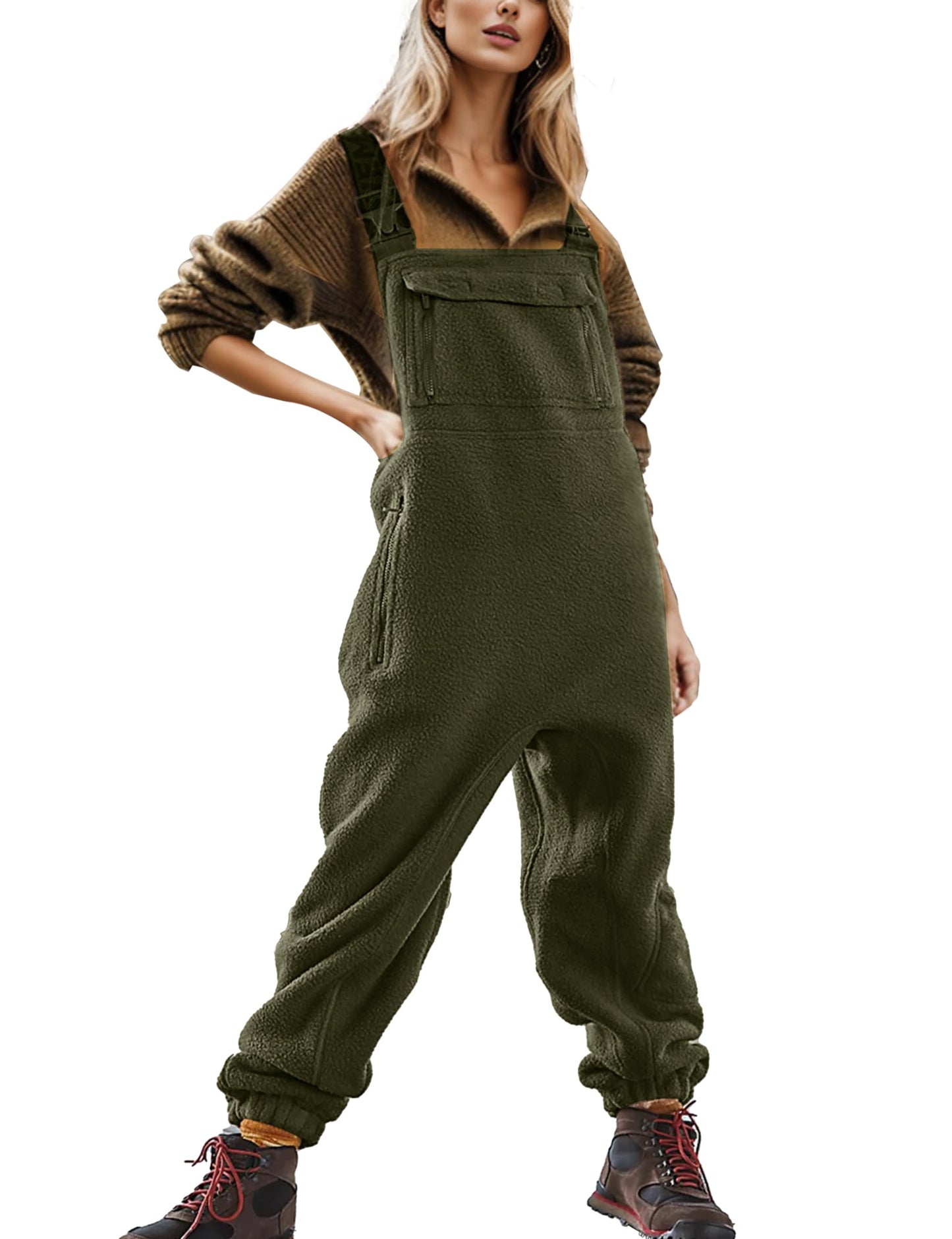 Ziqoty Overall fleece Jumpsuit