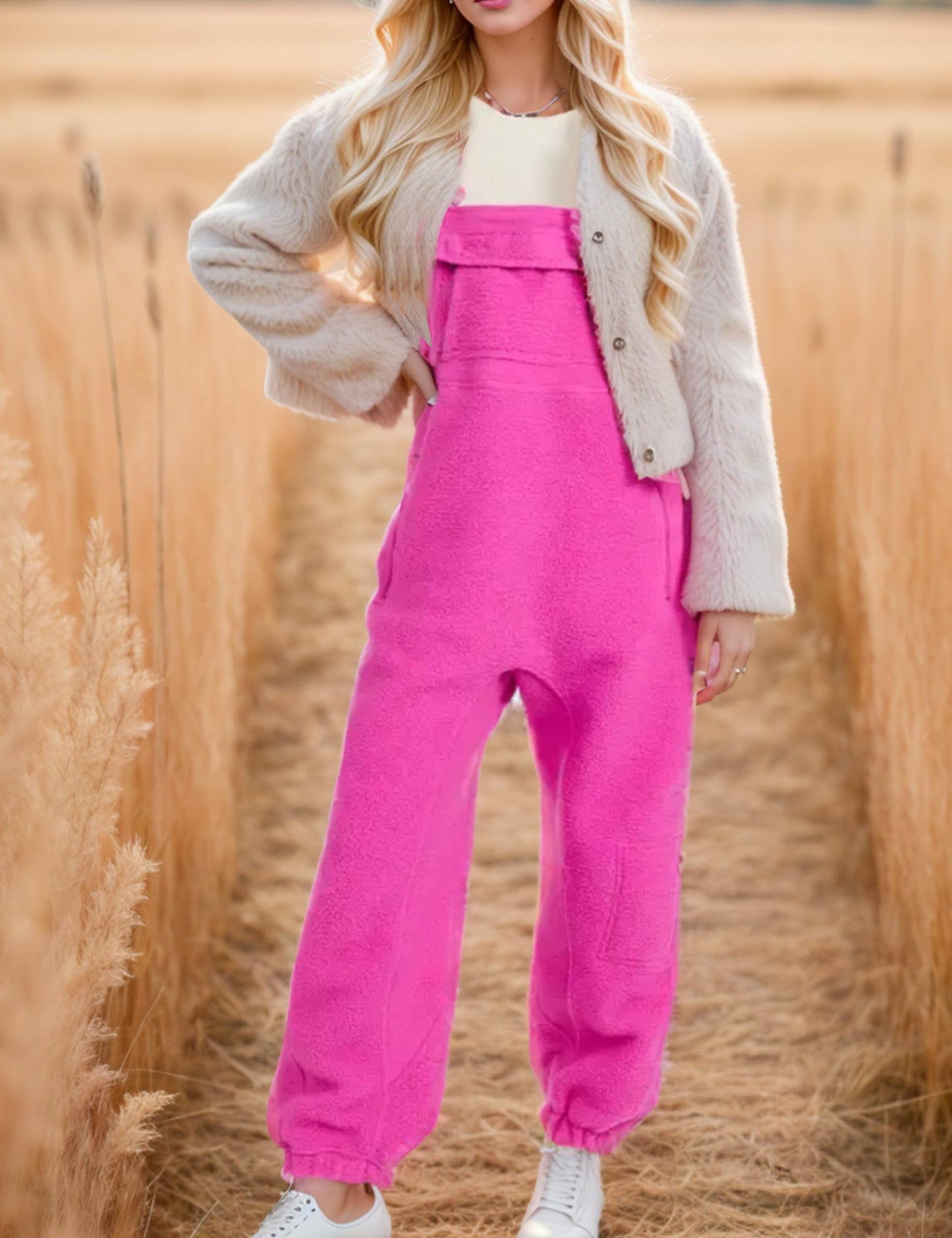 Ziqoty Overall fleece Jumpsuit