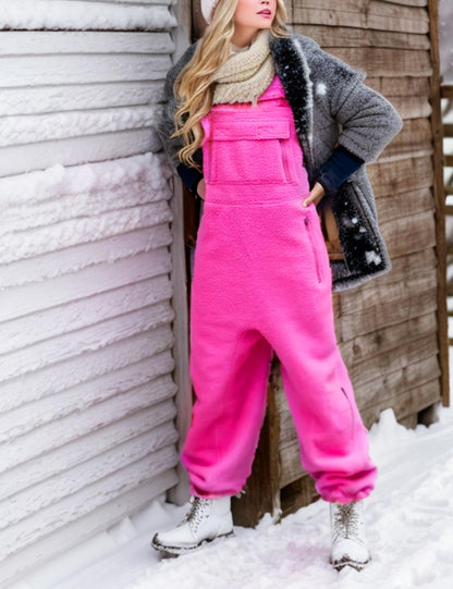 Ziqoty Overall fleece Jumpsuit